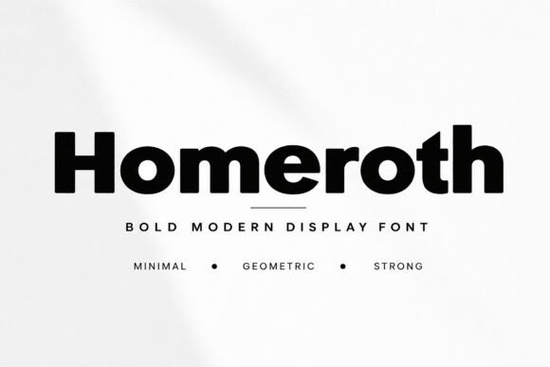 Homeroth Font